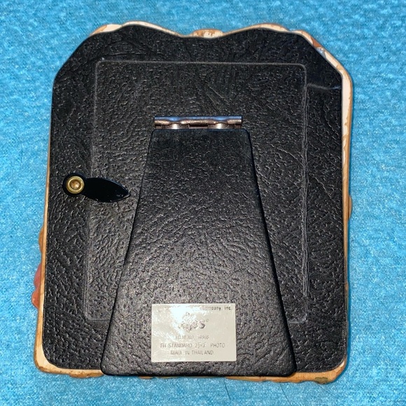 RUSS BERRIE & Co rose floral picture frame 3D ceramic vintage NEW size 4” X 5” - Picture 2 of 10